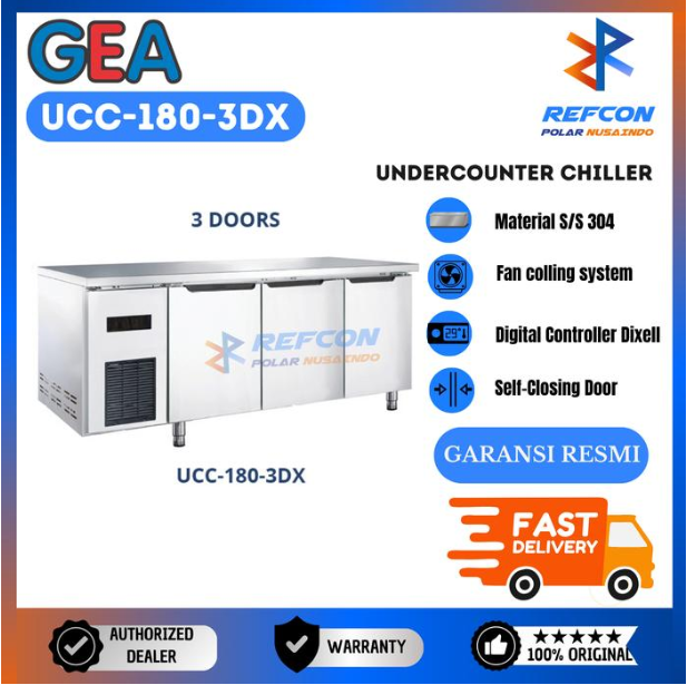 Undercounter Chiller GEA UCC-180-3DX